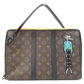 Pochette Keepall Monogram Louis Vuitton Marron