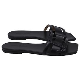 Sandali Laran in pelle nera di Jimmy Choo Nero