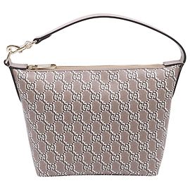 Bolsa de Ombro Gucci GG Shadow Monogram Super Mini Ophidia em Couro Bege Multicor