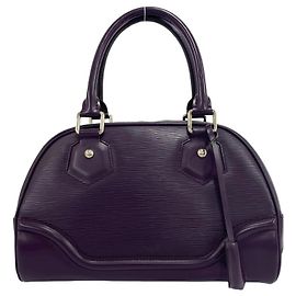 Sac à main Bowling Montaigne PM en cuir Epi Louis Vuitton Violet