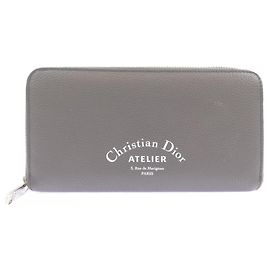 Christian Dior Long Bi-Fold Wallet Brown