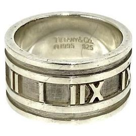 Anello in argento sterling 925 Wide Atlas di Tiffany & Co. Argento