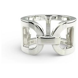 Hermès HERMES Everchaine d'Ancre AG925 Ring Silber