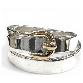 Hermès Anello Doppio True HERMES Argento D'oro
