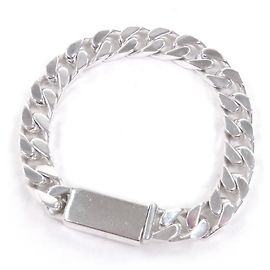 Gucci Vintage SV925 Cuban Link Armband Silber