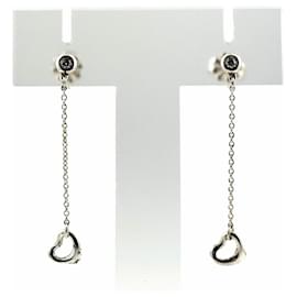 Orecchini in argento Tiffany & Co. Elsa Peretti By the Yard con diamante Argento