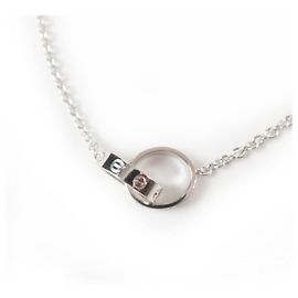 Collier Love Cartier en Or Blanc Doré