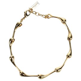 Pulsera de metal dorado SAINT LAURENT Auth 174898A Dorado