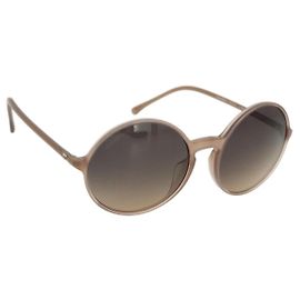 Gafas de sol CHANEL COCO Mark de plástico Beige CC Auth 176077A Beige