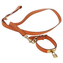 Hermès HERMES Kelly Correa para Perros Cuero Auth YKZ1400V Otro