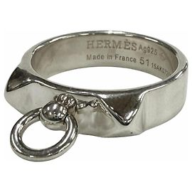 Hermès Hermes Collier de Chien PM Ring Silvery