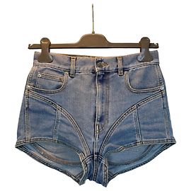 Shorts in denim blu Thierry Mugler Blu