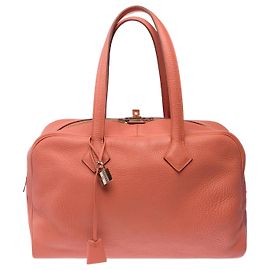 Hermès Borsa HERMES Victoria in Pelle Rosa - 103481 Rosa