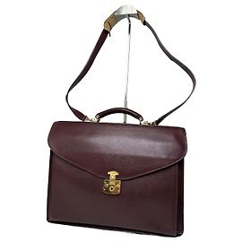 Borsa in pelle vintage Gucci 2Way bordeaux Bordò