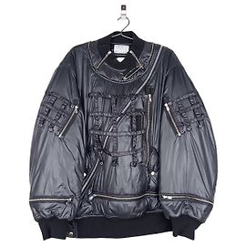 Autre Marque Takahiromiyashita The Soloist. AW21 Space Flight Bomber Jacket Black