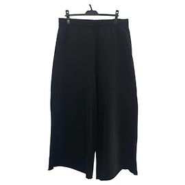 Vêtements Calças de moletom de algodão com logo bordado VETEMENTS Preto