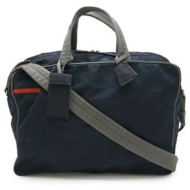 Bolso 2way de nylon Prada Azul Otro