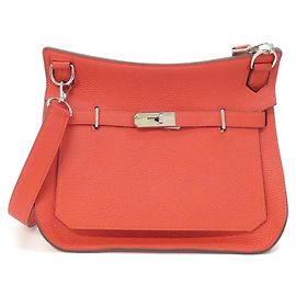 Sac à épaule Jypsiere 28 cm d'Hermès Rouge