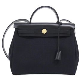 Hermès Hermes Herbag Zip PM Handbag Black