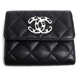 Chanel 19 Small Tri-Fold Geldbörse Andere