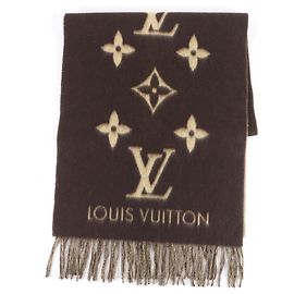 Sciarpa in cashmere marrone Louis Vuitton Marrone
