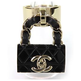 Chanel Coco Mark Matelassé Bag Charm Ring Other