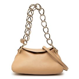 Bolsa de couro mini Juana bege Chloé Bege