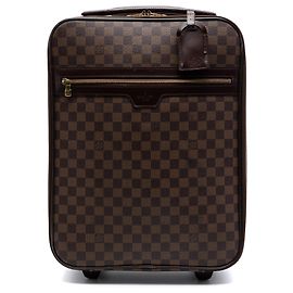 Louis Vuitton Pegase 45 Damier Ebene Marrom Marrom