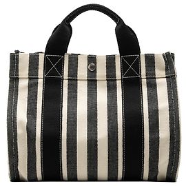 Hermès Toile Cannes PM Noire Noir