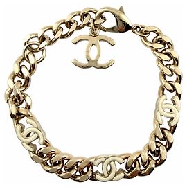 Pulsera de Cadena Coco Mark B22S AB8299 de Chanel Blanco