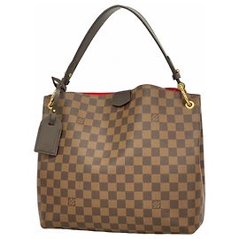 Borsa a Spalla Damier Graceful PM Louis Vuitton Damier ebene