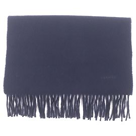 Stola 100% Cashmere Hermès Blu navy