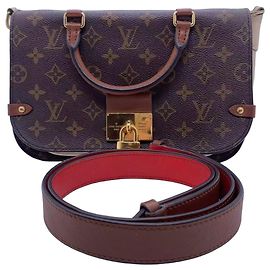 Louis Vuitton Vaugirard Messenger Bag Brown Leather Brown