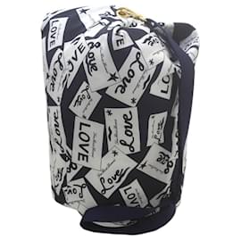 Sac à épaule LOVE Yves Saint Laurent en nylon bleu marine Bleu Marine