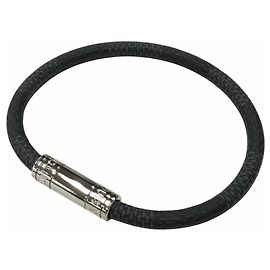 Bracciale Damier Graphite Louis Vuitton Nero Argento