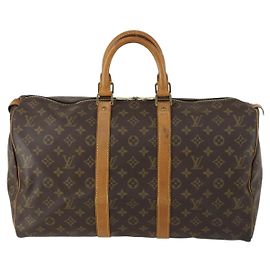 Louis Vuitton Keepall Monogram Canvas 45 Marron