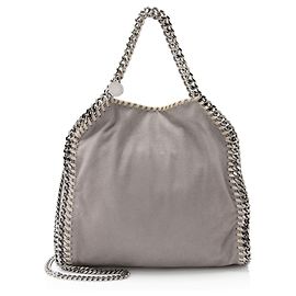 Stella Mc Cartney Stella McCartney Shaggy Deer Falabella Mini Tote Grey