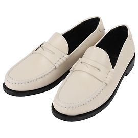 Saint Laurent Mocasines Monogram Blanco
