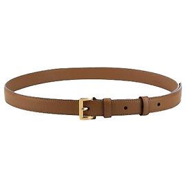 Prada Cinturón de cuero Castaño
