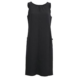 Abito Shift Oscar de la Renta in Lana Nera Nero