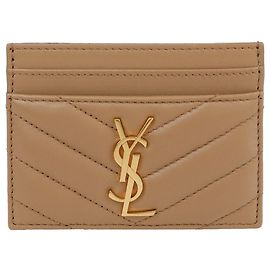 Saint Laurent Cassandra Cardholder Brown
