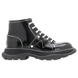 Alexander Mcqueen Schnürstiefel Schwarz