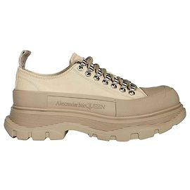 Alexander Mcqueen Baskets à lacets Tread Slick Marron