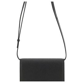 Alexander Mcqueen Bolsa transversal de couro Dytuy Preto