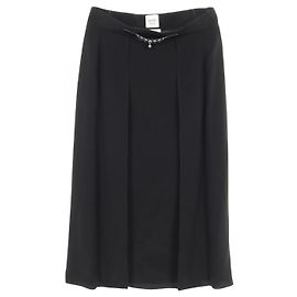 Gonna Flare in Seta Hermès Nero