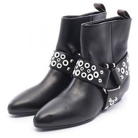 Botas de couro Monogram da linha Rhapsody Louis Vuitton Marrom Preto
