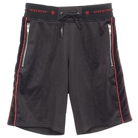 Givenchy Polyester Shorts Black Red