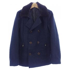 Golden Goose Mantel Blau Marineblau