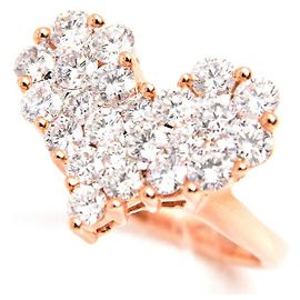 Autre Marque Au750 Diamantring Pink