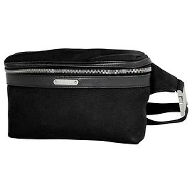 Yves Saint Laurent Black Canvas Sling Bag Black